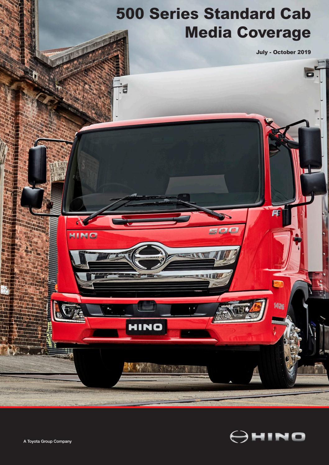 download Hino 500 Series workshop manual