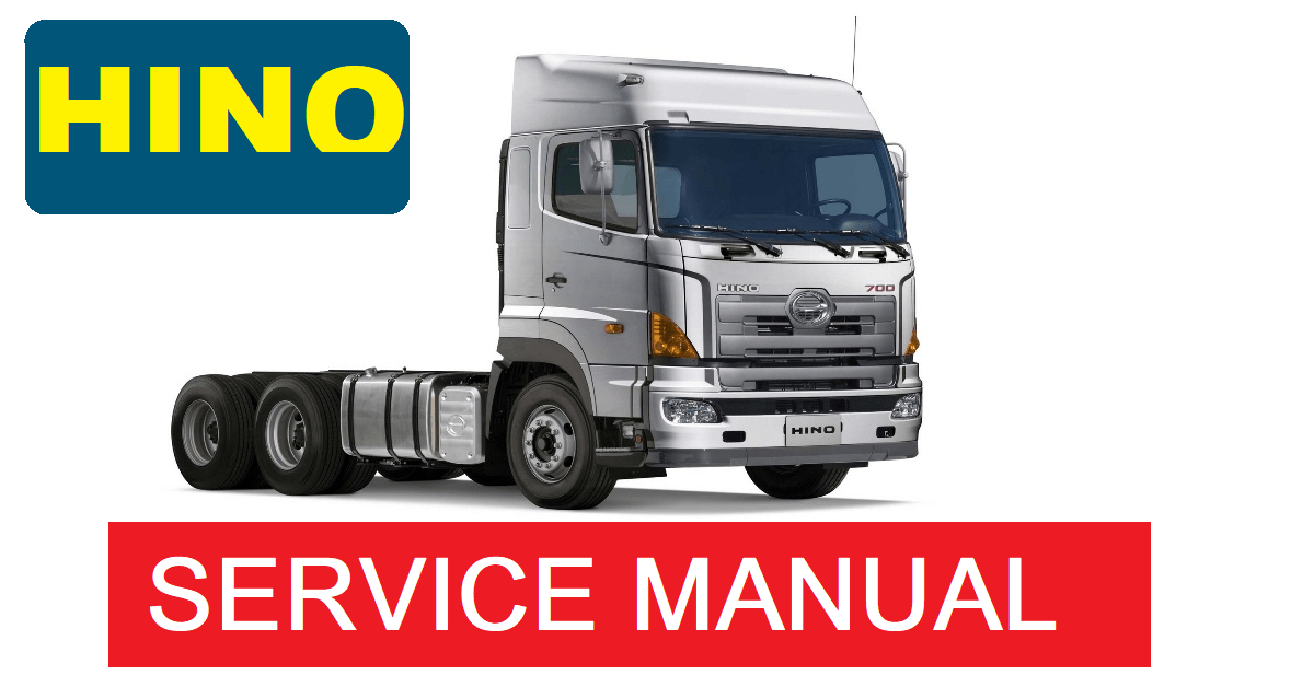 download Hino 500 Series workshop manual