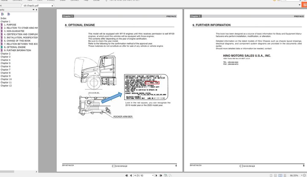 download Hino 700 Series workshop manual