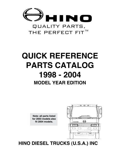 download Hino FD FE FF SG FA FB Series workshop manual