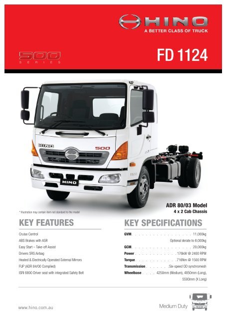 download Hino FD Series workshop manual