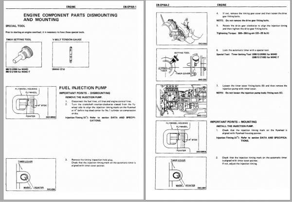 download Hino W04D W04CT W04CTI Marine Engine workshop manual