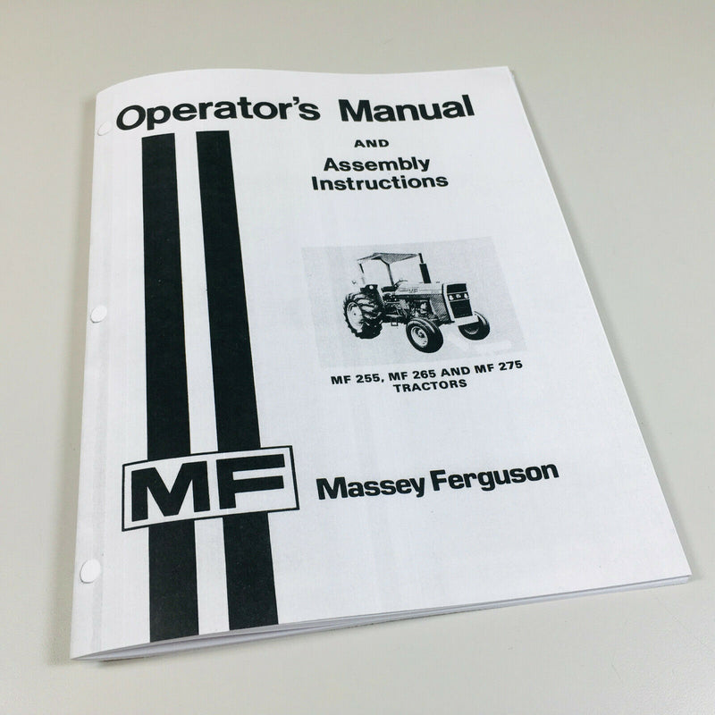 download Massey Ferguson MF255  tractor workshop manual