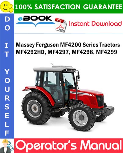 download Massey Ferguson MF4200 tractor workshop manual